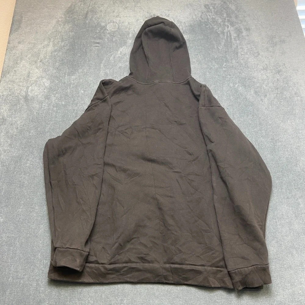 Adidas Best Buy Hoodie Mens 2XL Black Fleece Lined Drawstring Kangaroo Pockets
